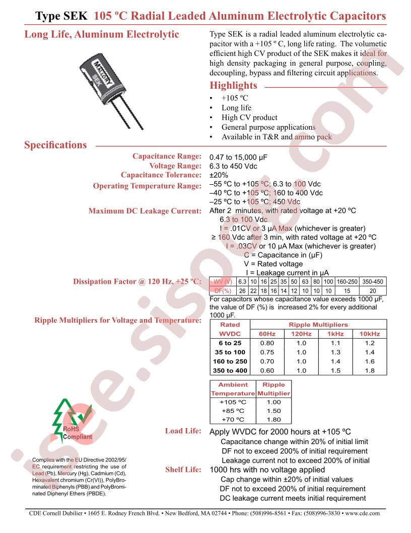 SEK330M050ST