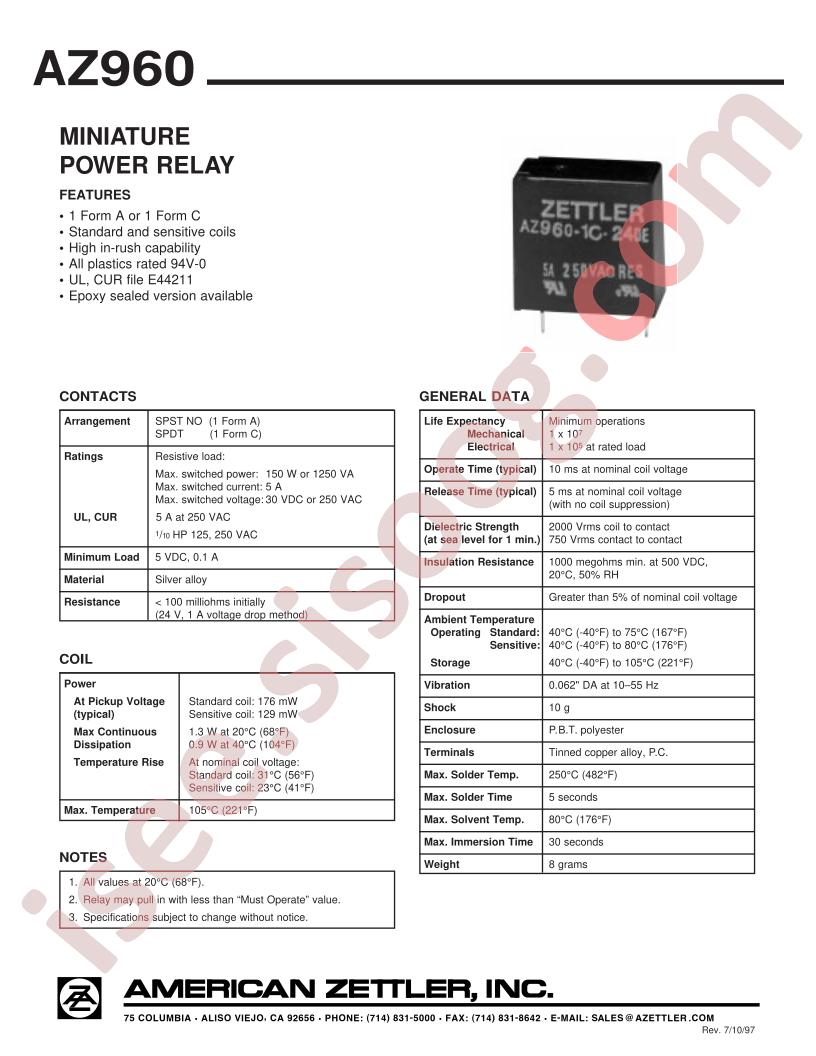 AZ960-1C-14DS