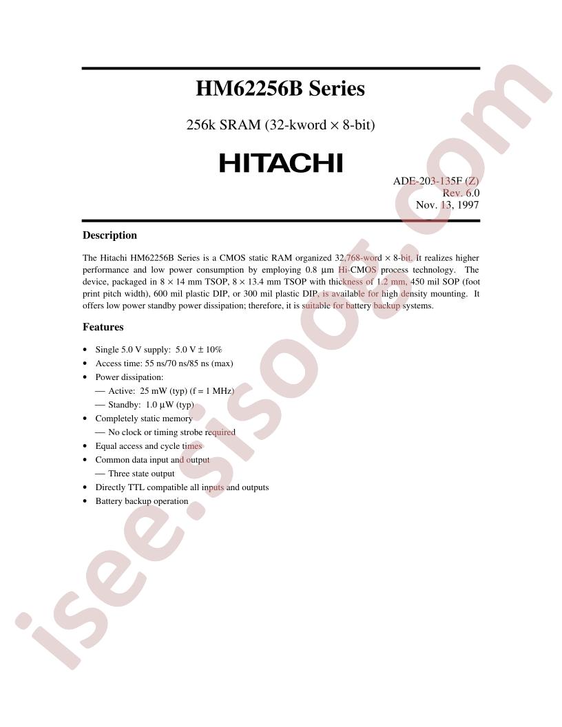 HM62256B