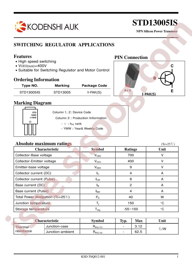 STD13005IS