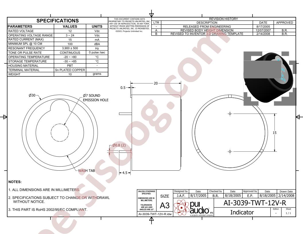 AI-3039-TWT-12V-R