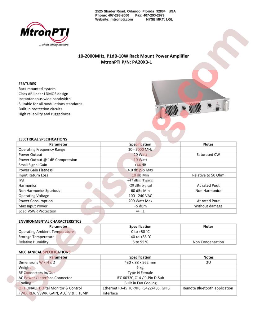 PA20X3-1