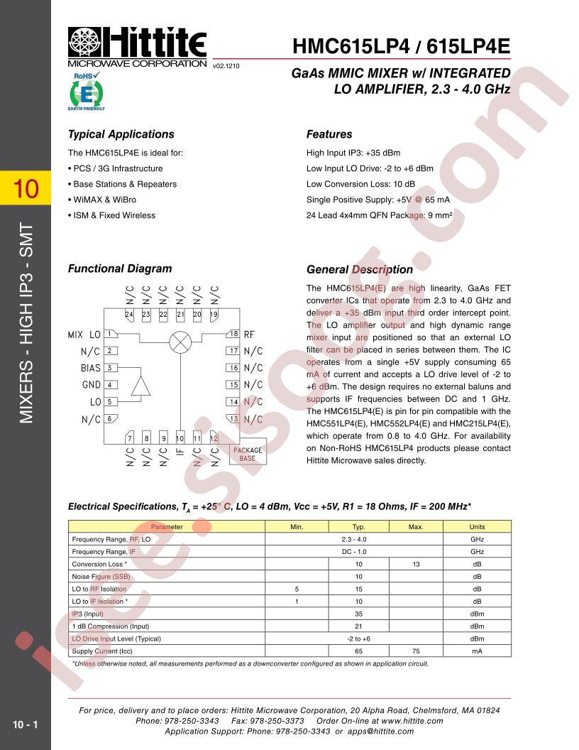 HMC615LP4E