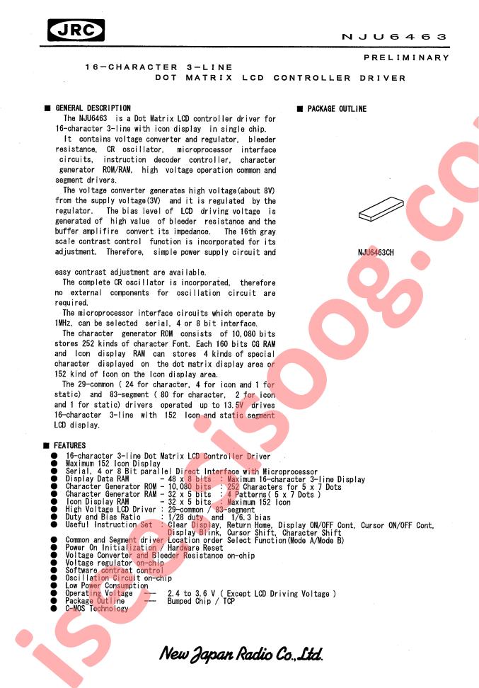 NJU6463CH
