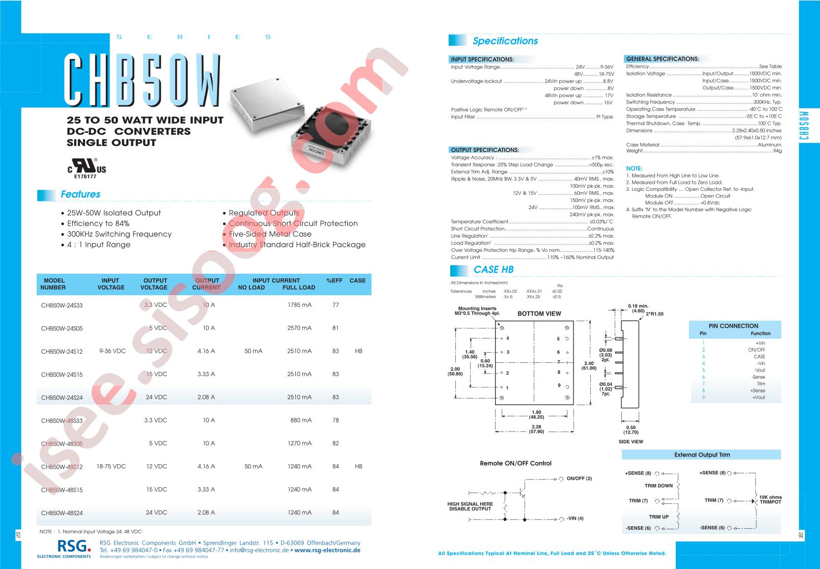 CHB50W-24S12