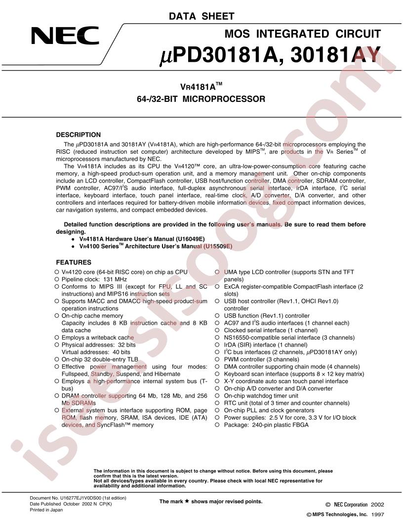 UPD30181AYF1-131-GA3