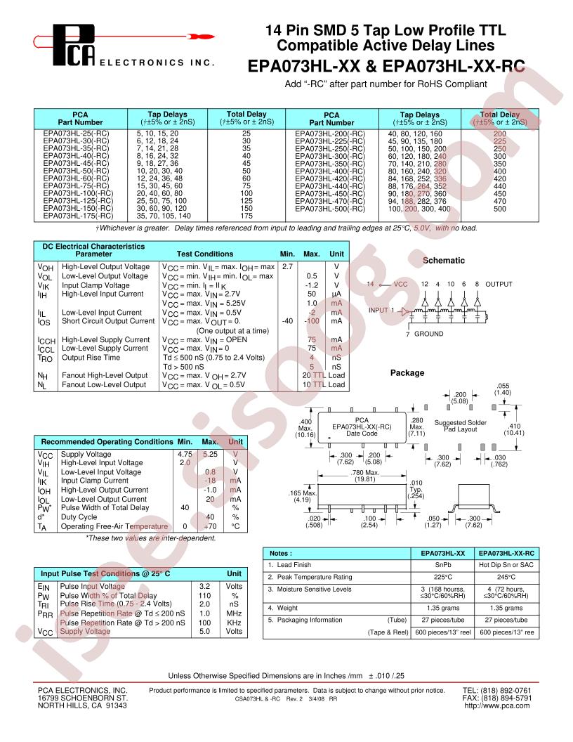 EPA073HL-300-RC