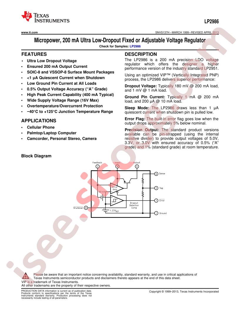 LP2986AIM-5.0