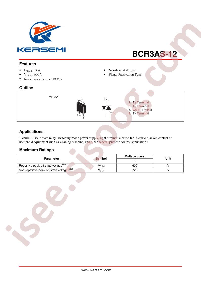 BCR3AS-12B