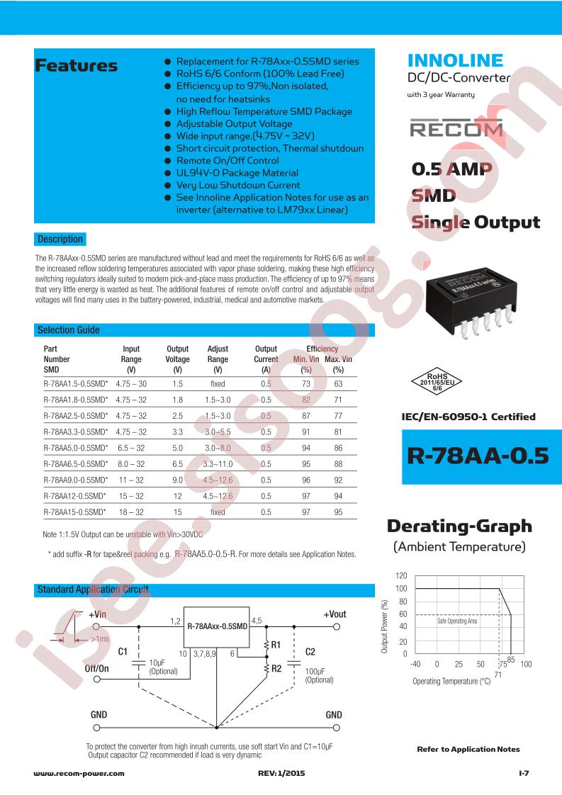 R-78AA5.0-0.5SMD-R