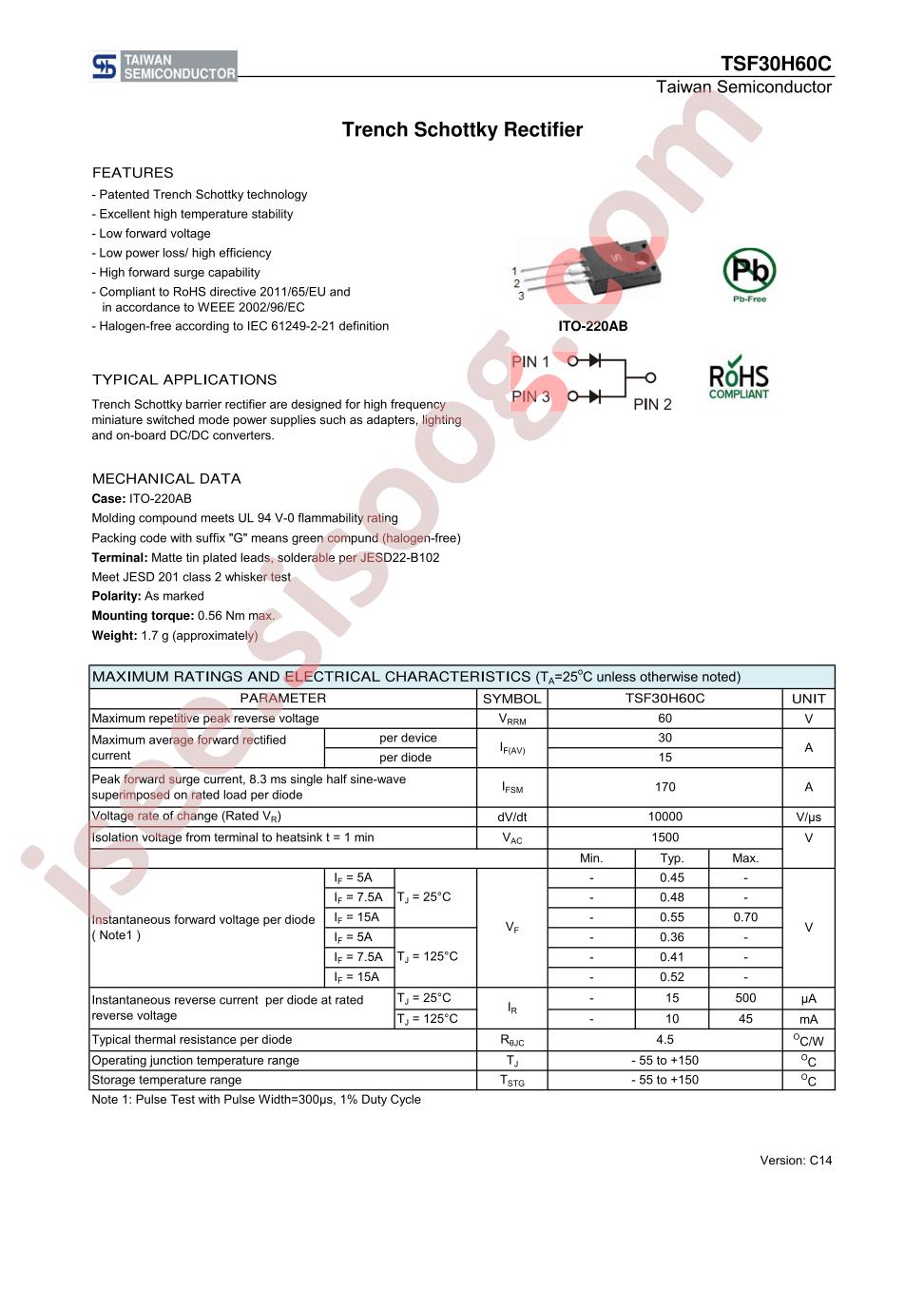TSF30H60C