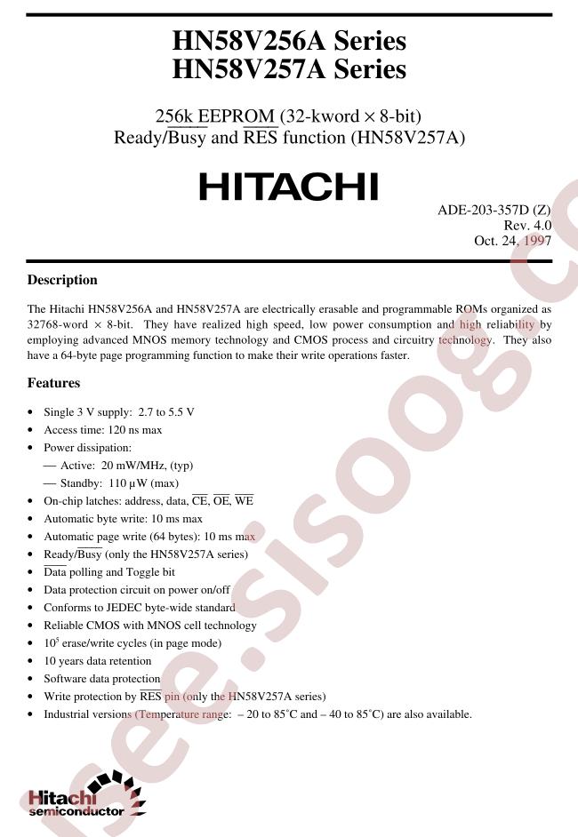 HN58V256AT-12