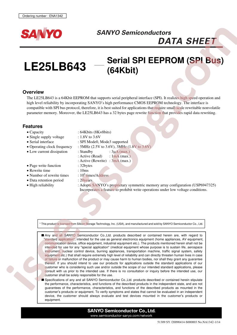 LE25LB643
