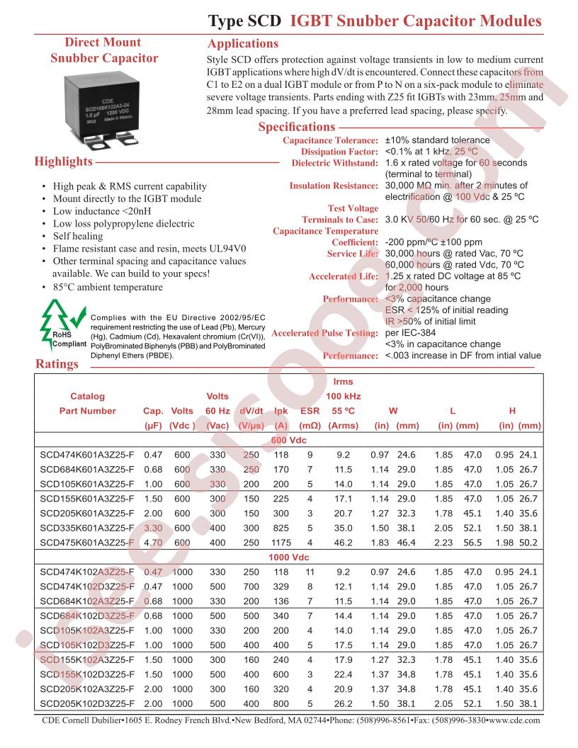 SCD474K601A3Z25-F