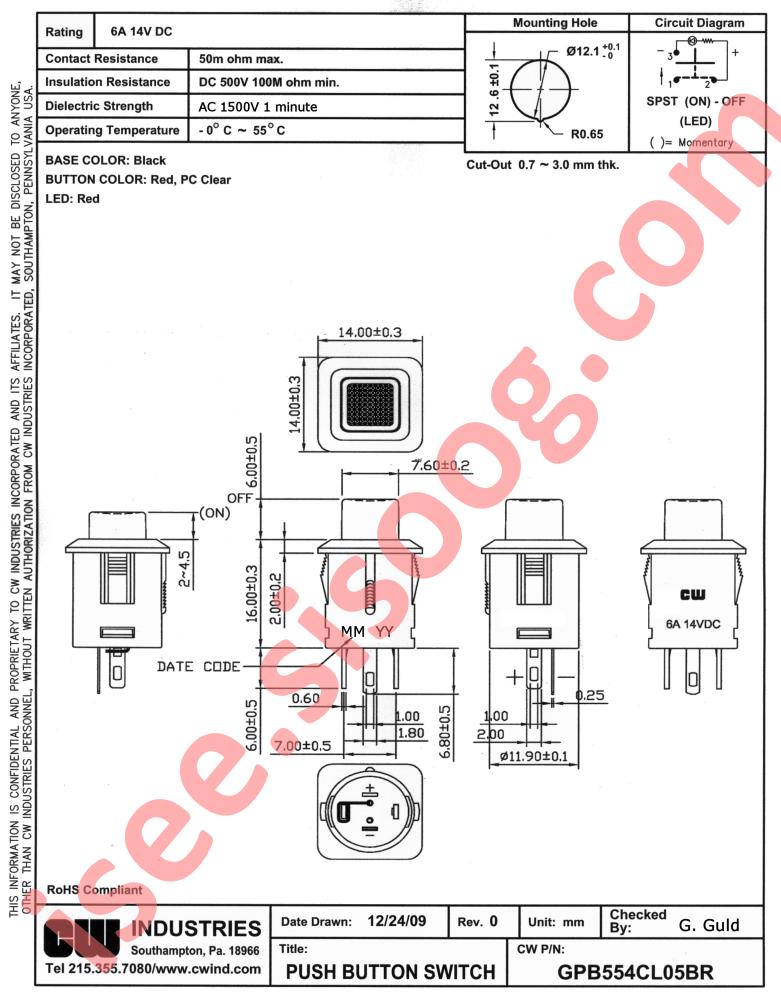 GPB554CL05BR
