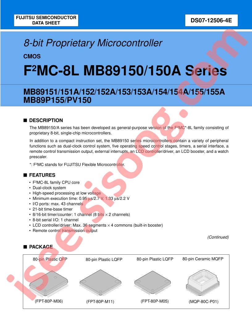 MB89P155PFM-201