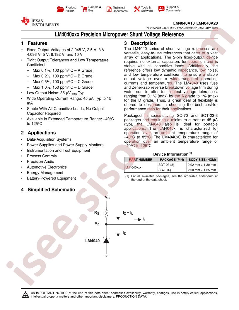 LM4040A30IDBZR
