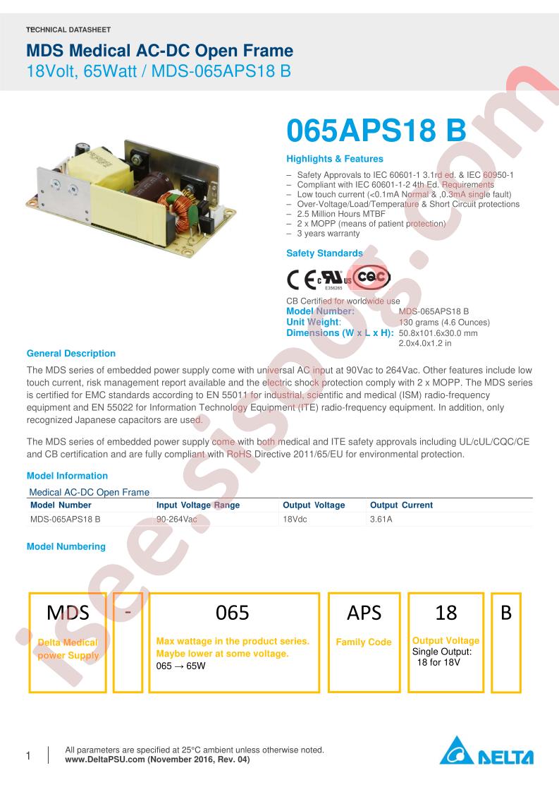 MDS-065APS18B