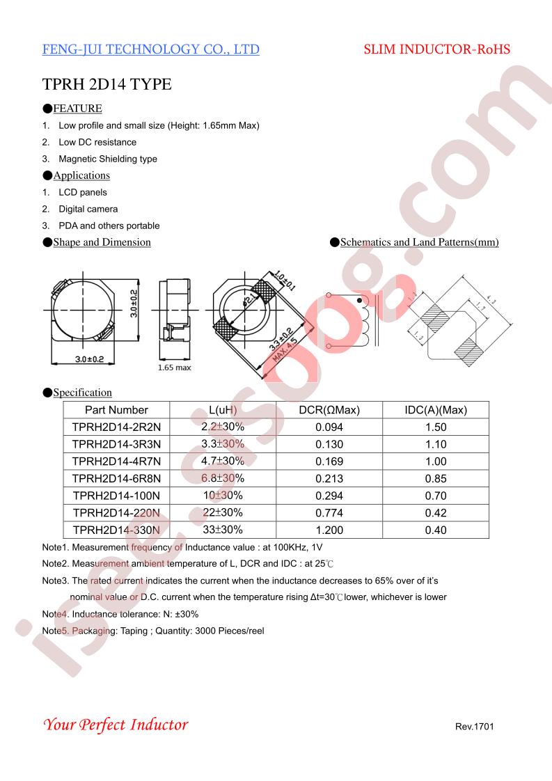 TPRH2D14-330N