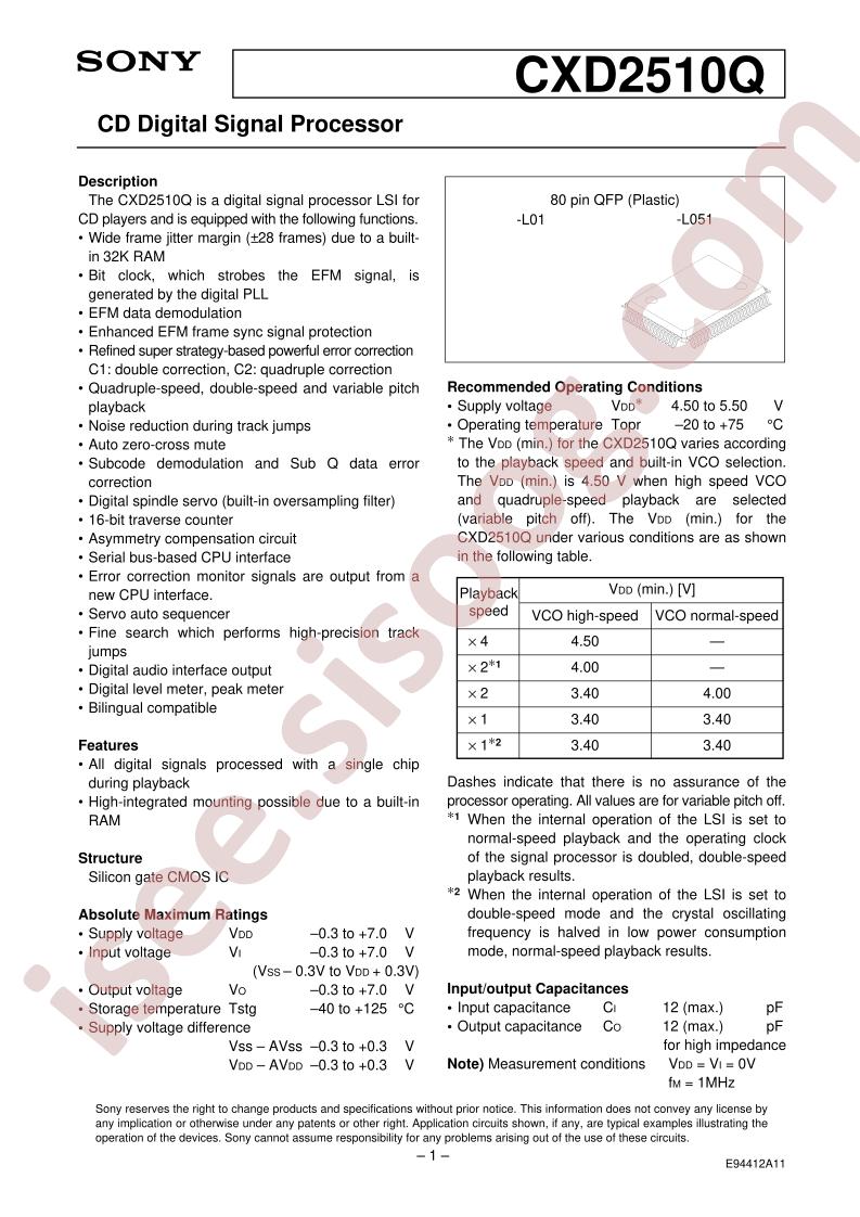 CXD2510Q