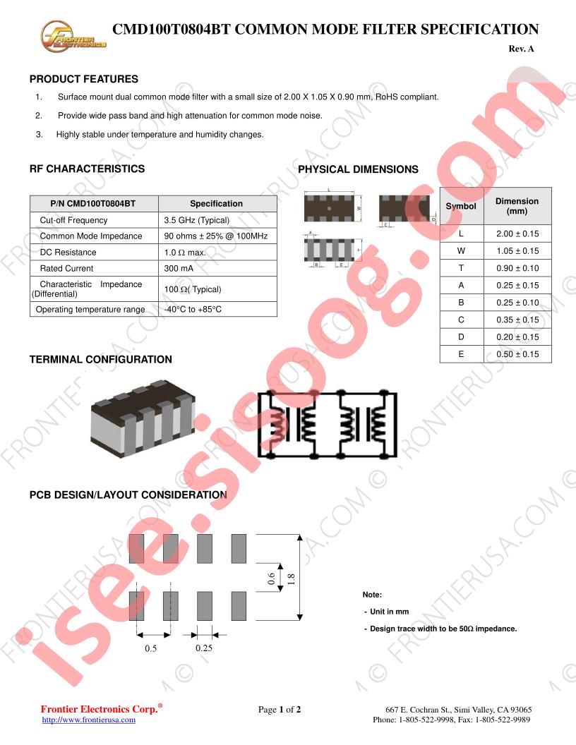 CMD100T0804BT