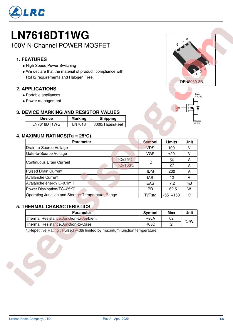 LN7618DT1WG