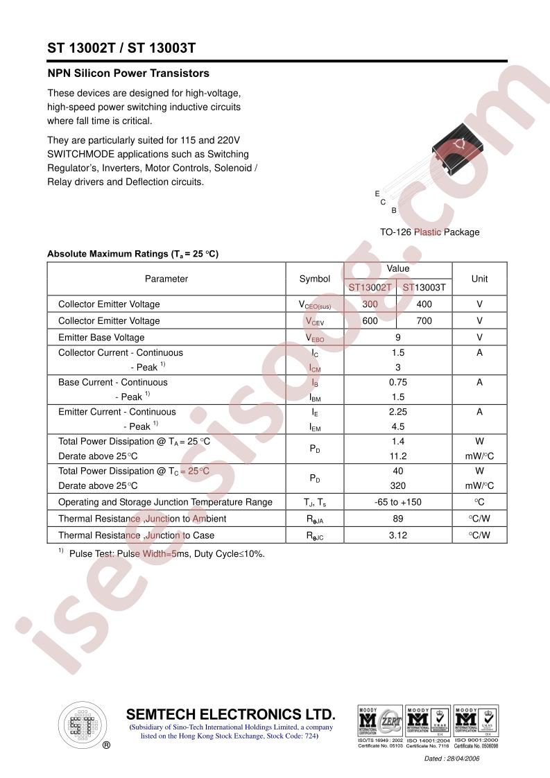 ST13003T