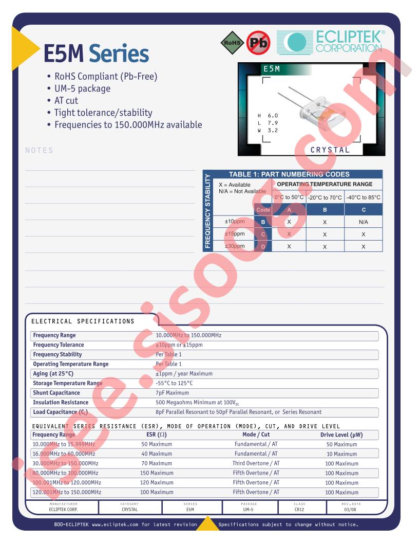 E5M2BCA20-30000M