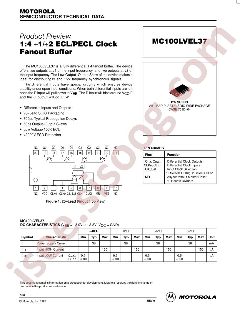 MC100LVEL37