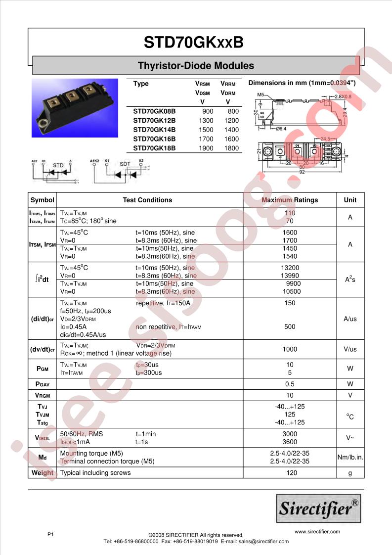 STD70GK08B