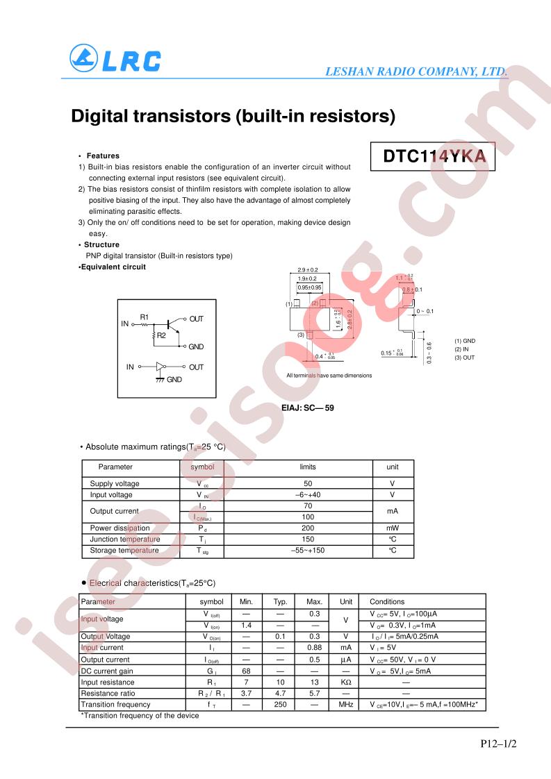 DTC114YKA3