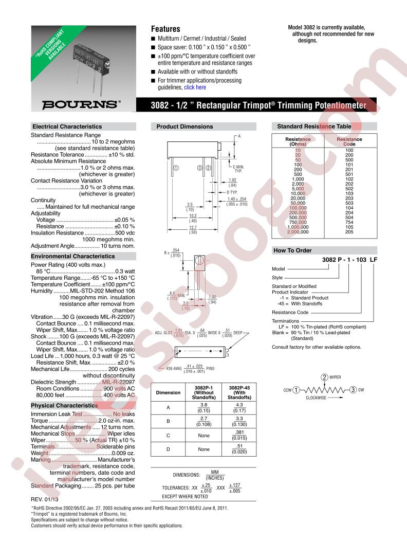 3082P-1-205LF