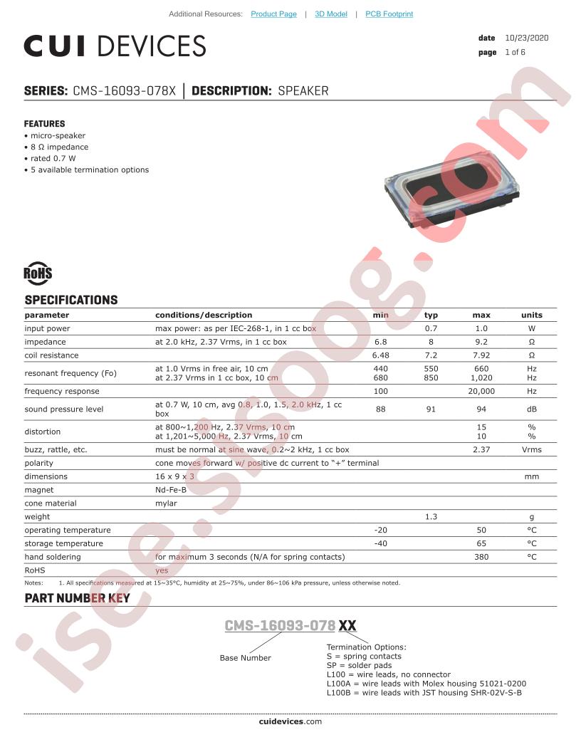 CMS-16093-078L100A