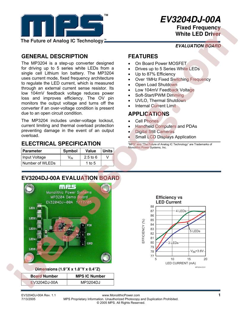 EV3204DJ-00A