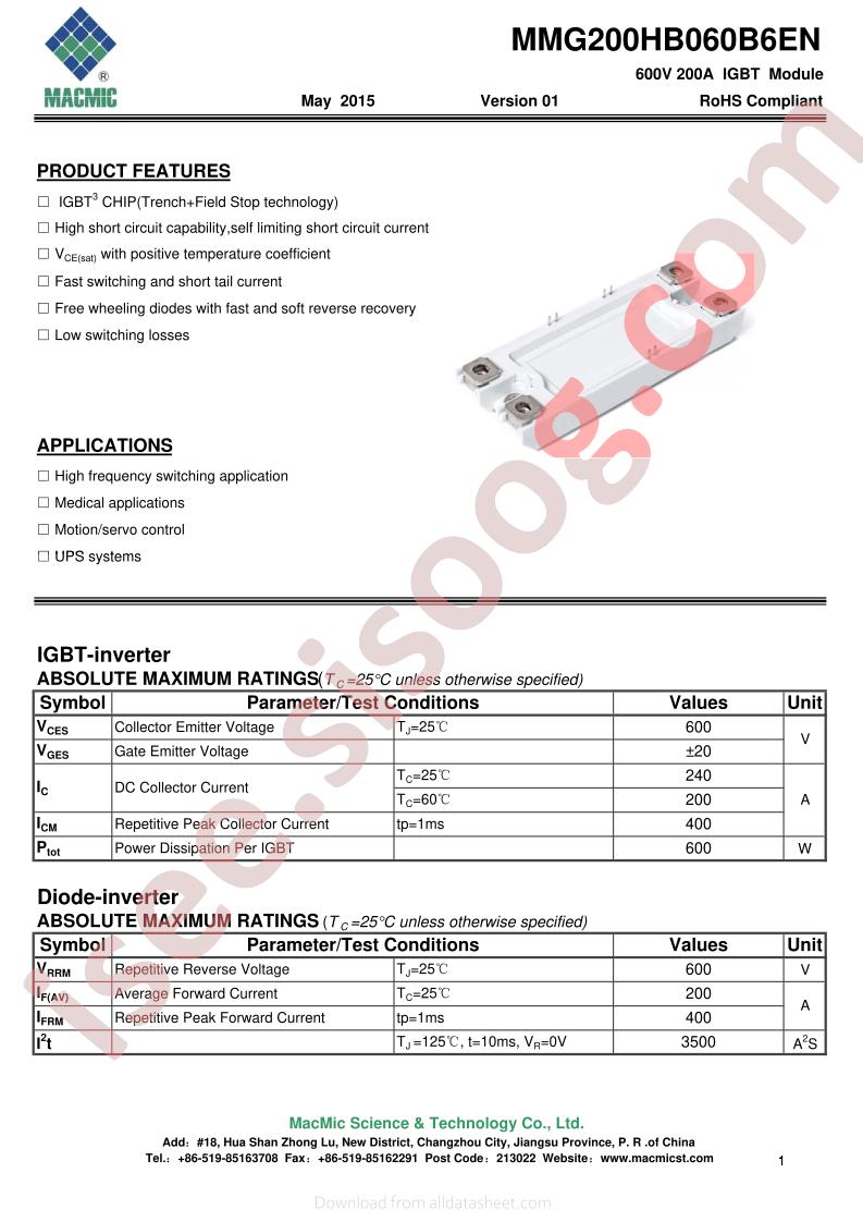 MMG200HB060B6EN