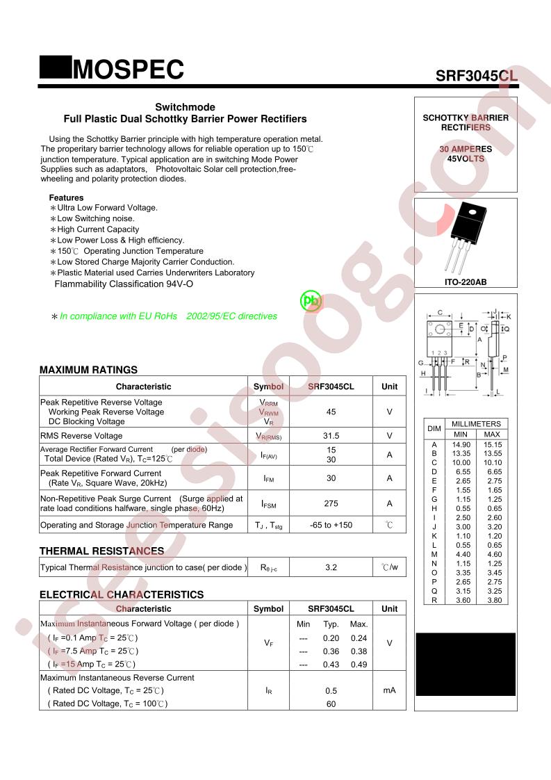 SRF3045CL