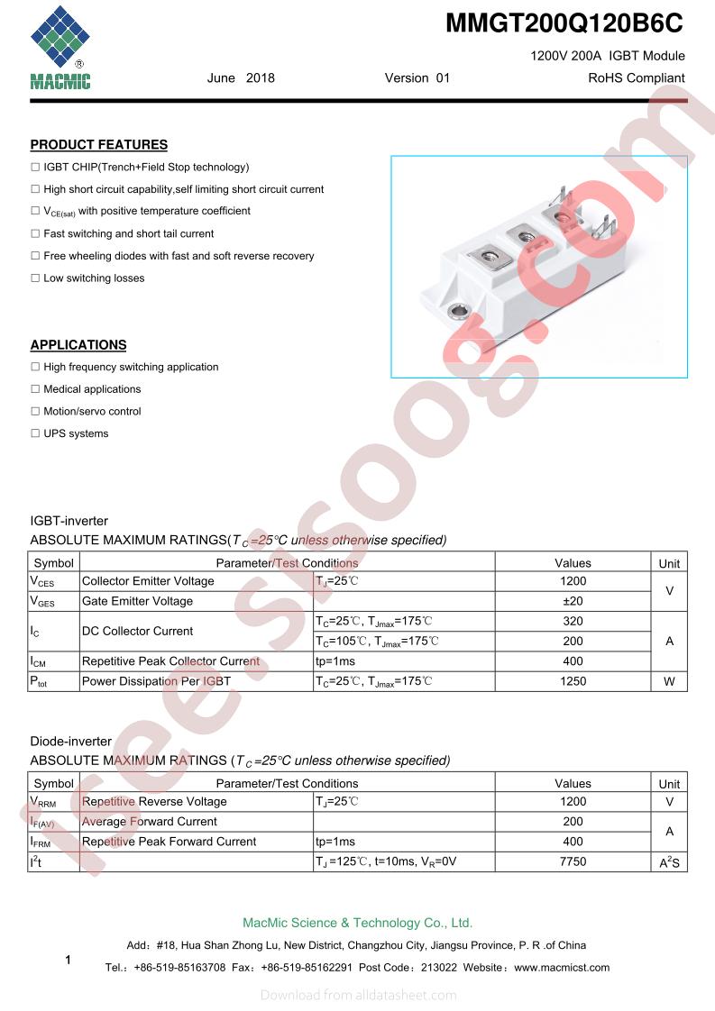 MMGT200Q120B6C
