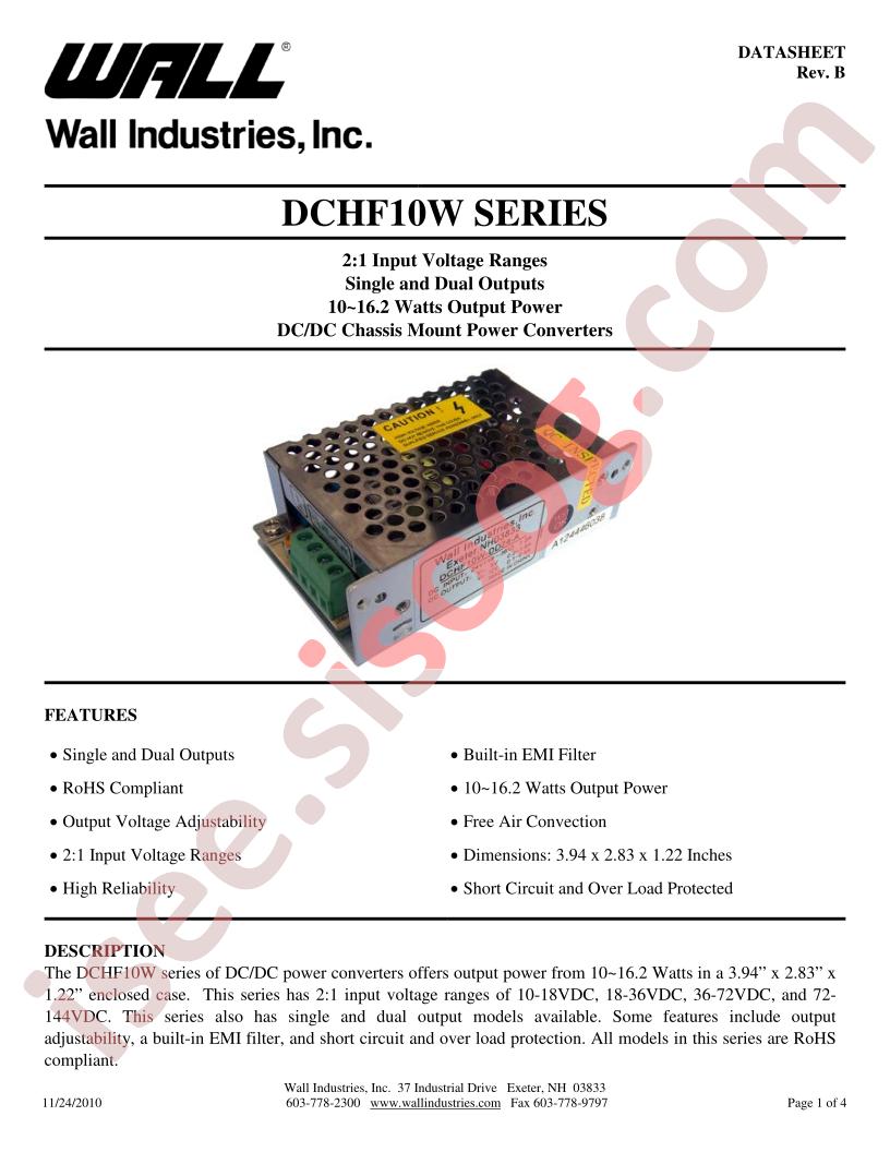 DCHF10W-DD110-A