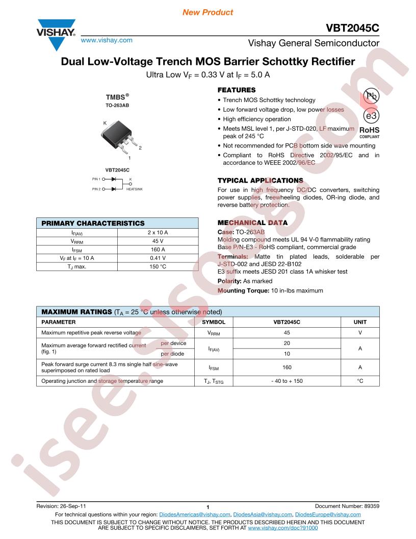 VBT2045C-E3-8W