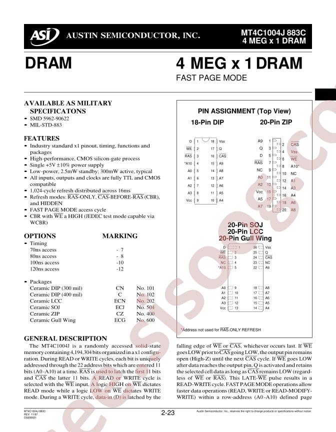 MT4C1004J