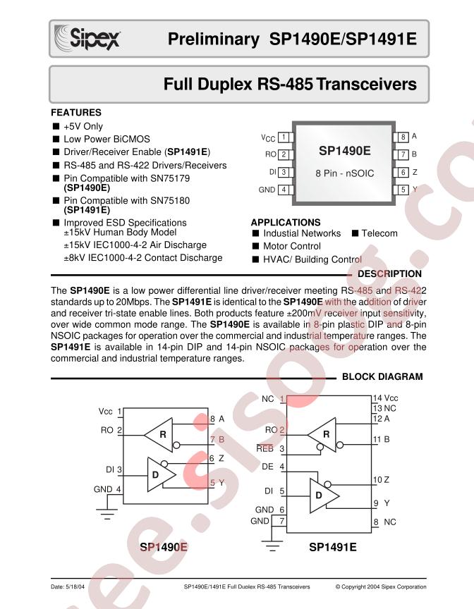 SP1490E