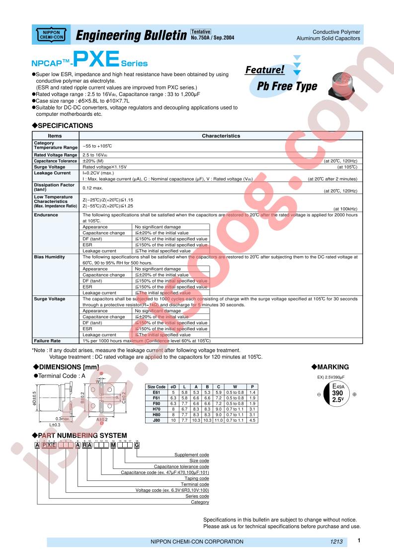 APXE2R5ARA181ME61G