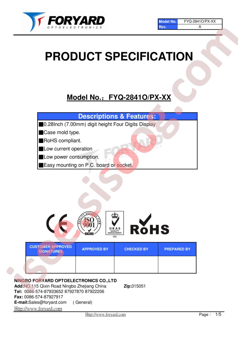 FYQ-2841OX-00