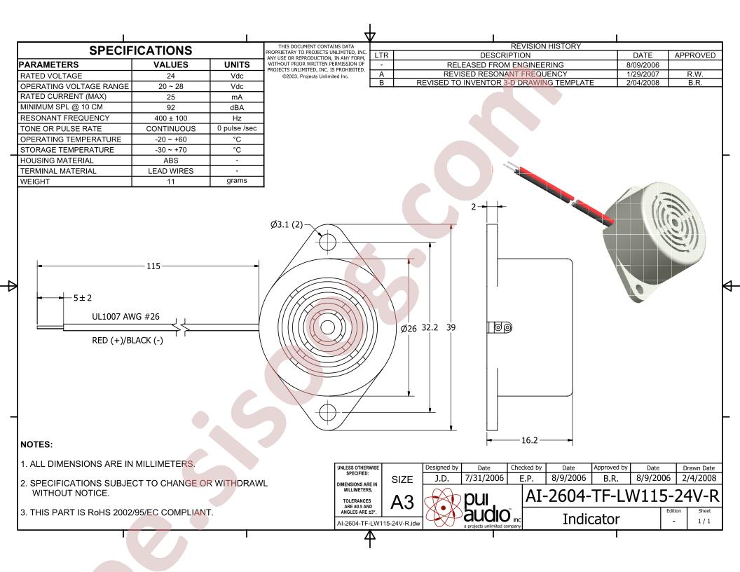 AI-2604-TF-LW115-24V-R