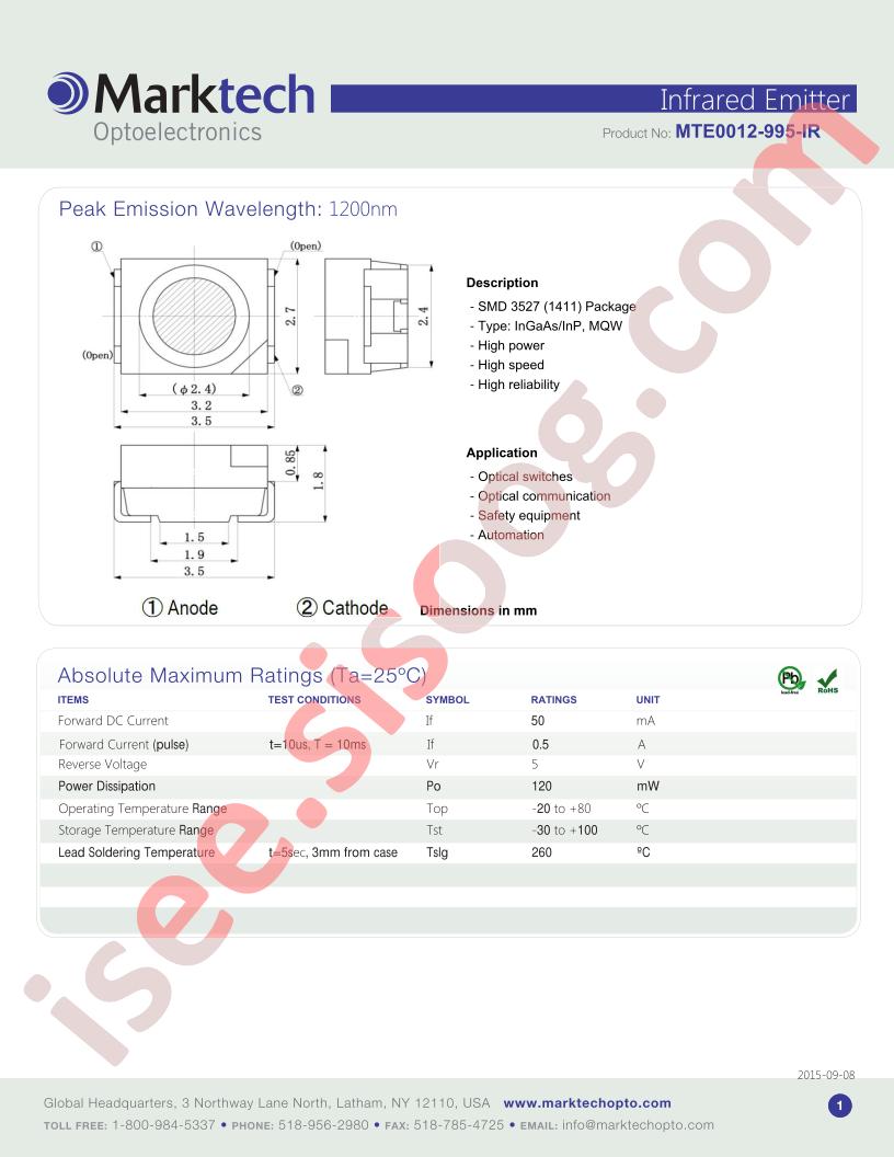 MTE0012-995-IR