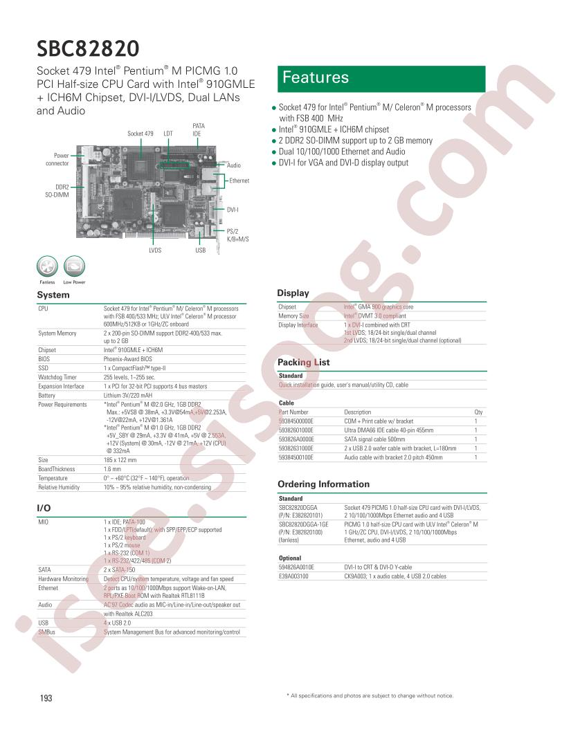 SBC82820DGGA-1GE