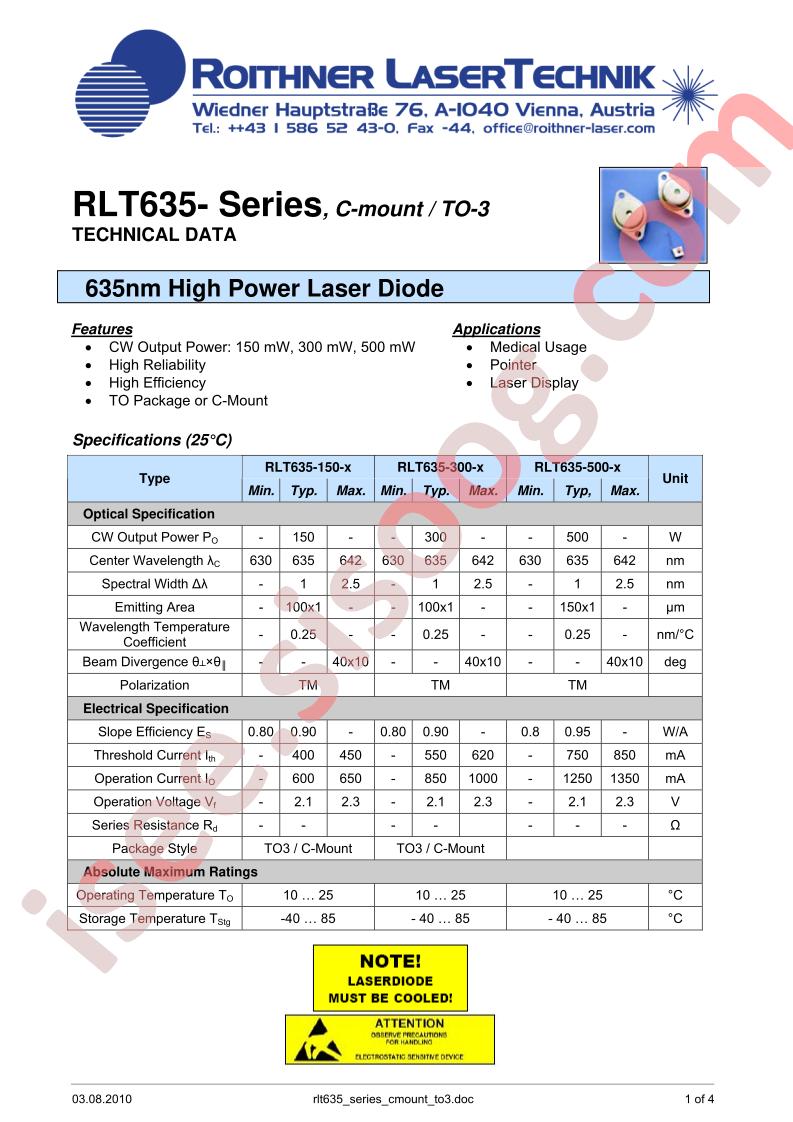 RLT635-300-x
