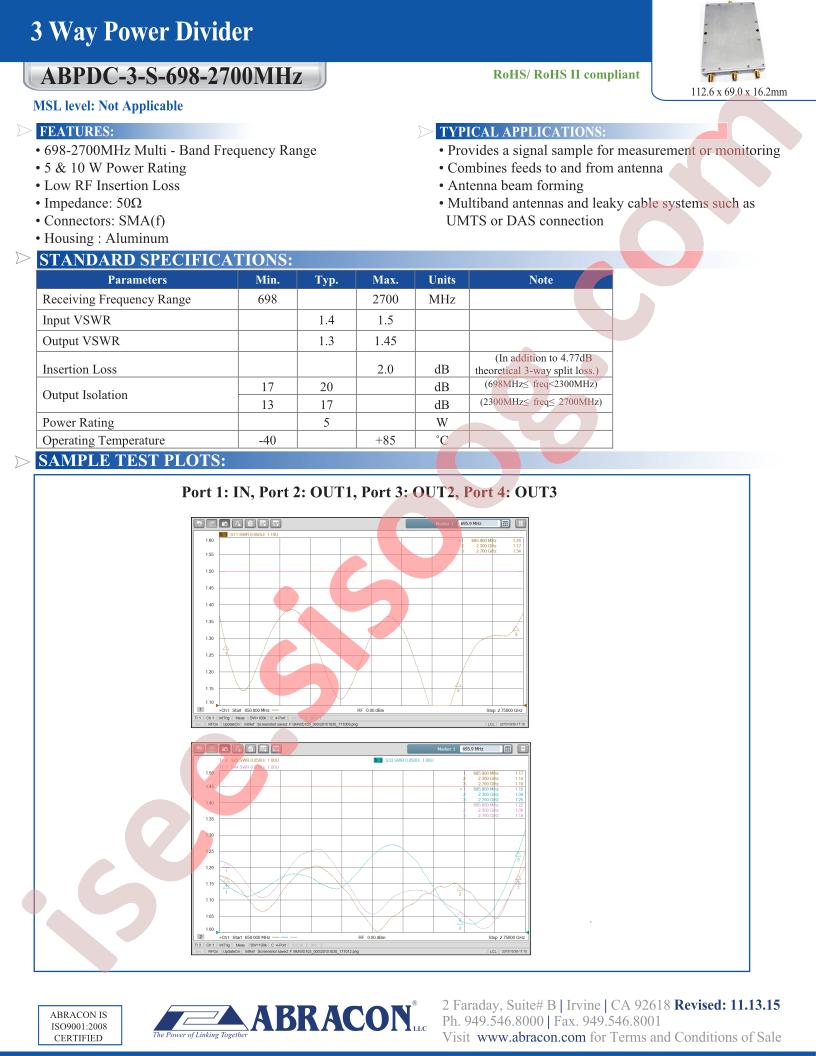 ABPDC-3-S-698-2700MHZ