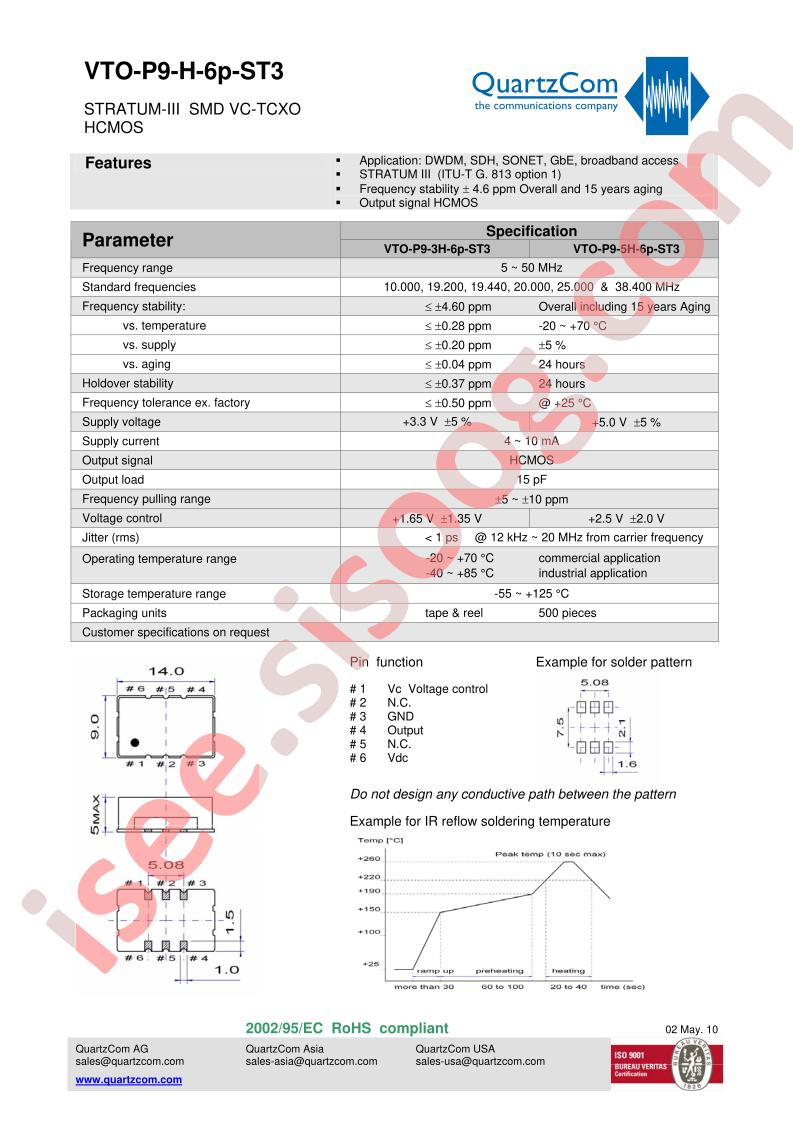 VTO-P9-H-6P-ST3