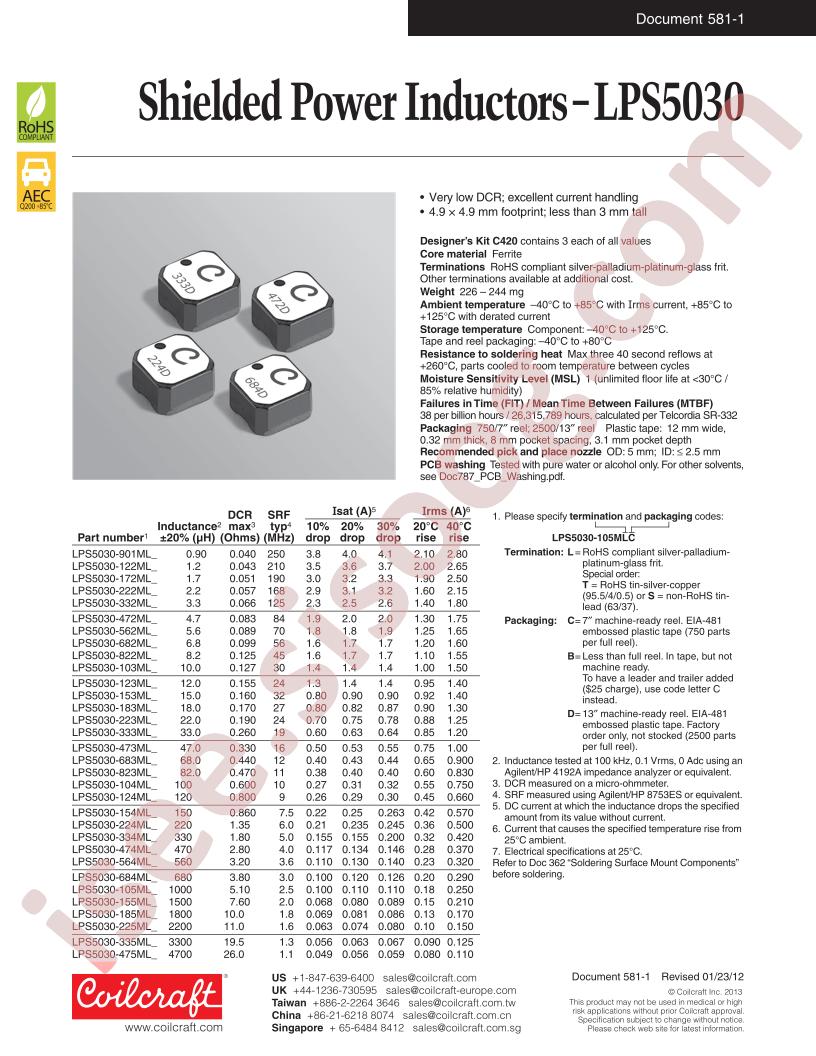 LPS5030-224MLD